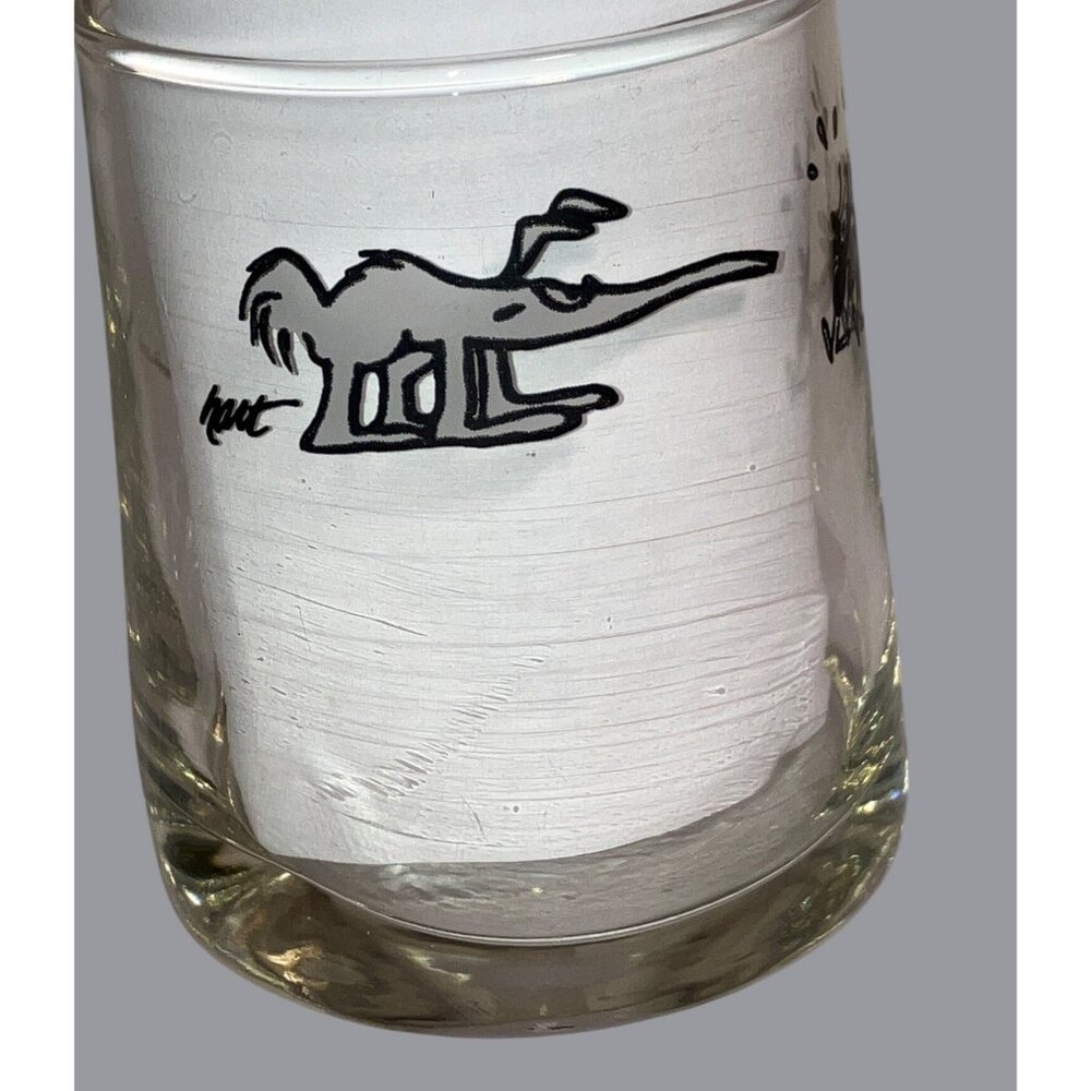 BC Comics Vintage Hart Aardvark & Ants Pinched Galls 6 oz Juice Drinking Glass T